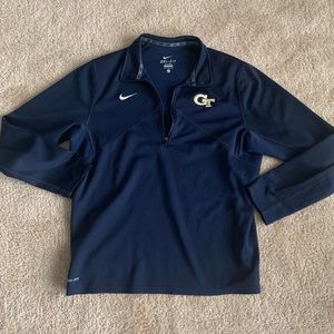 Georgia Tech Nike Dri-fit quarter zip jacket